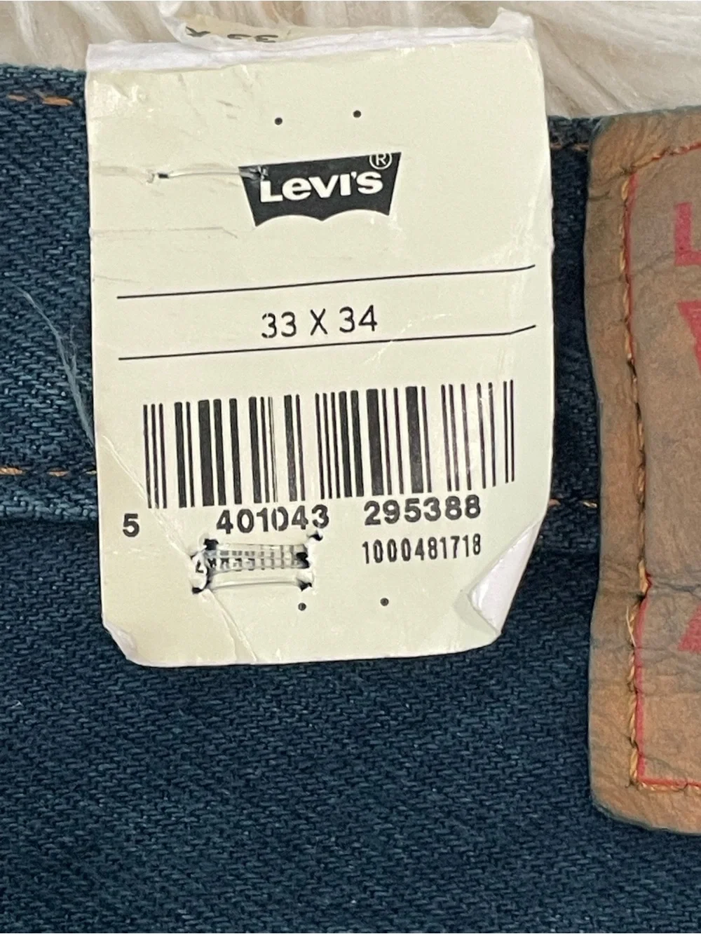 Levi's Mens 501 Original Straight Leg Dark Wash Button Up Denim Jeans (33x34)